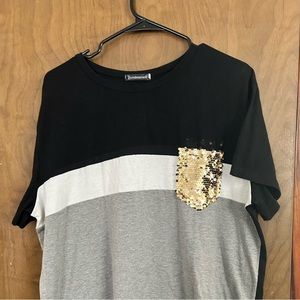 Bentley used sequin pocket shirt